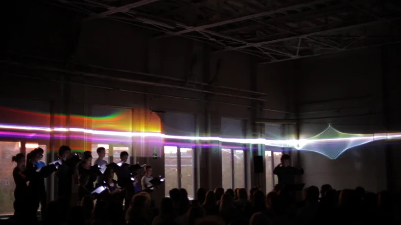 Laser Wind, installation view 5