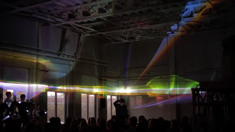 Laser Wind, installation view 6